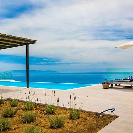 New Villa Blue With Private Pool At Trapezaki Livathos  외부 사진